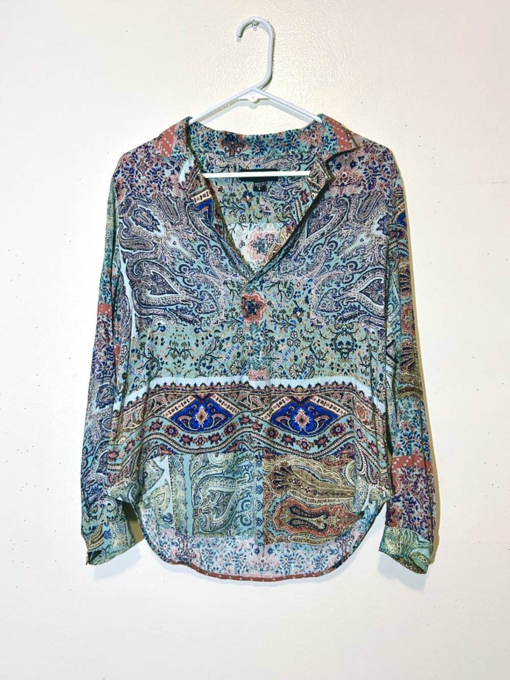 Karen Kane Paisley tunic - xs